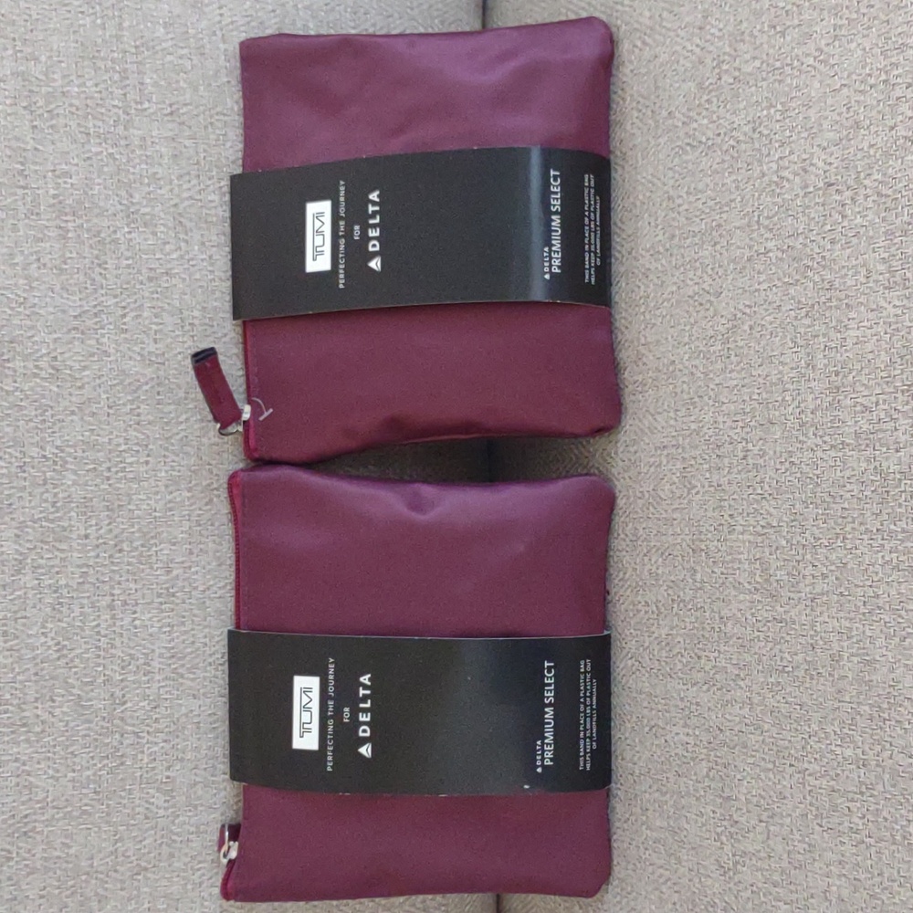 Tumi for Delta Airlines Amenity Kit with Travel Toiletry Items